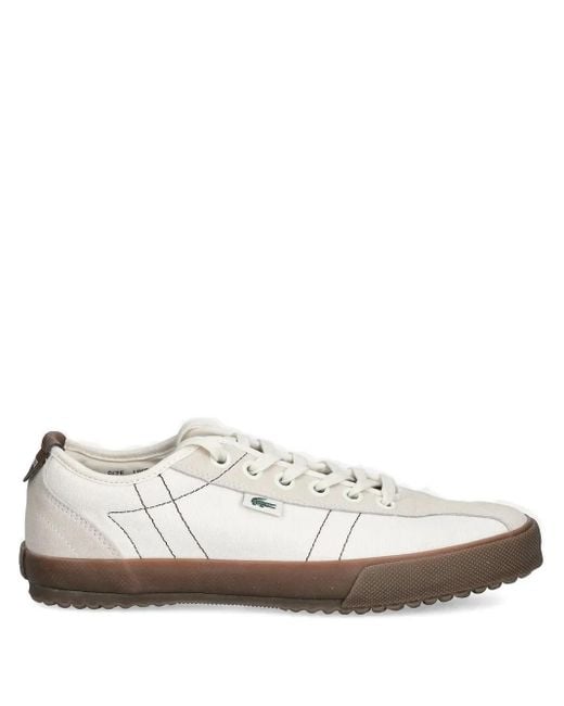 Baskets Texturées Lacoste pour homme en coloris White