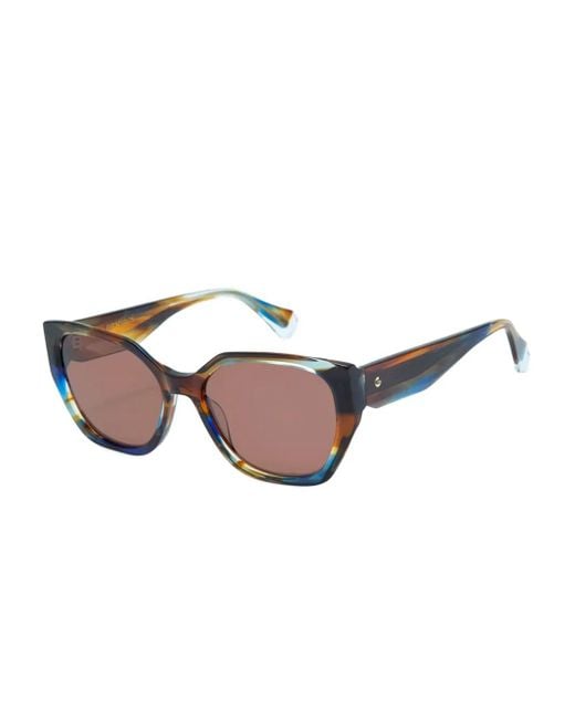 Gigi Studios Pink Round-Frame Sunglasses