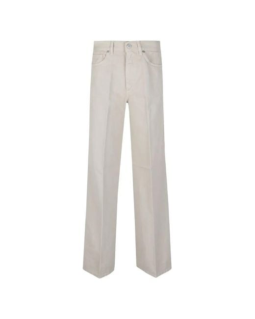 PT Torino White High-Waisted Denim