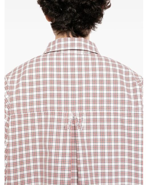 Willy Chavarria Red Corcoran Shirt for men