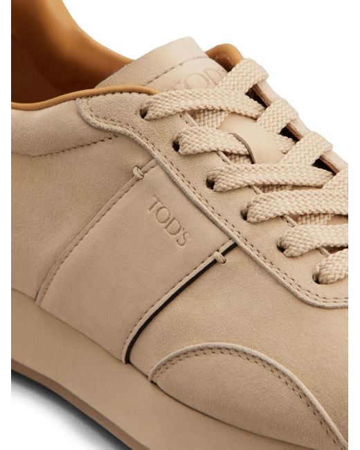 Tod's Natural Leather Sneakers