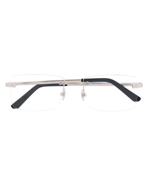 Cartier Rimless Glasses in Silver 