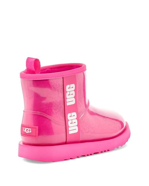 Bottes Classic Clear Mini Ii Ugg en coloris Pink