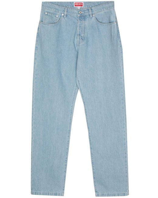 KENZO Botan Jeans mit lockerem Schnitt in Blue für Herren