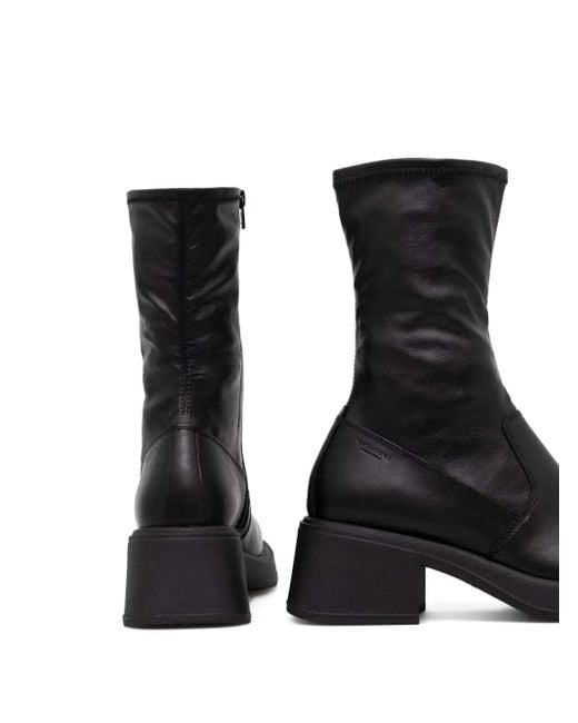 Vagabond 59 Mm Dorah Leren Laarzen in het Black