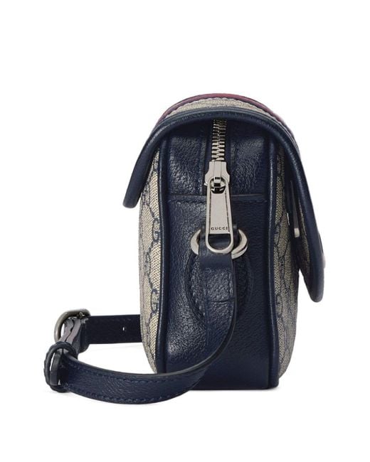 Mini sac porté épaule Ophidia Gucci en coloris Blue