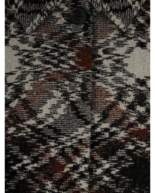 Missoni Black Patterned Button Coat