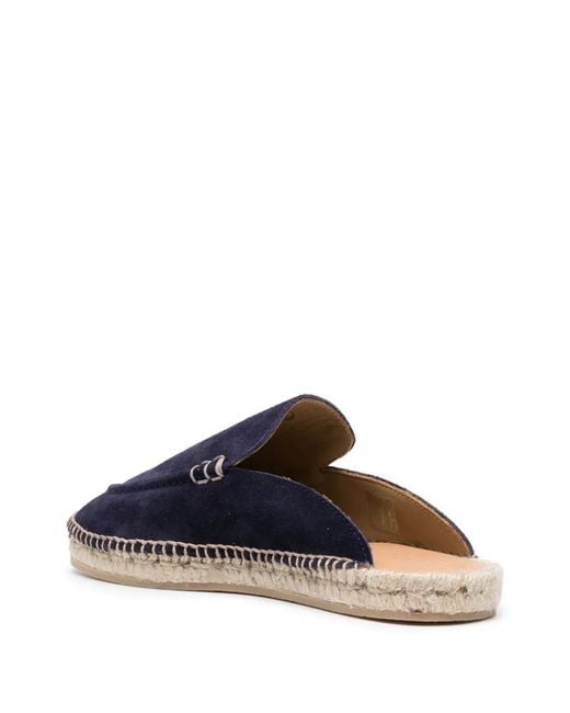 Scarosso Blue Suede Jute-Sole Espadrilles
