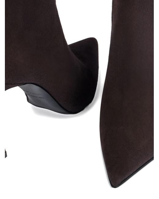 Le Silla Eva 100mm アンクルブーツ Brown
