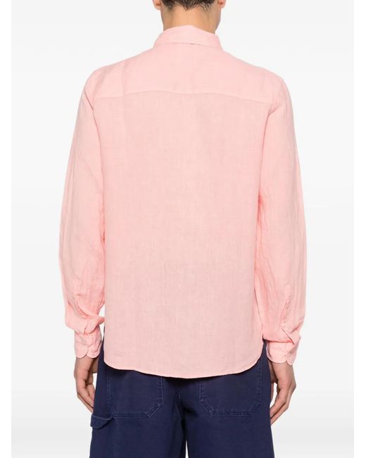 Ecoalf Pink Malibu Button-Down Shirt for men