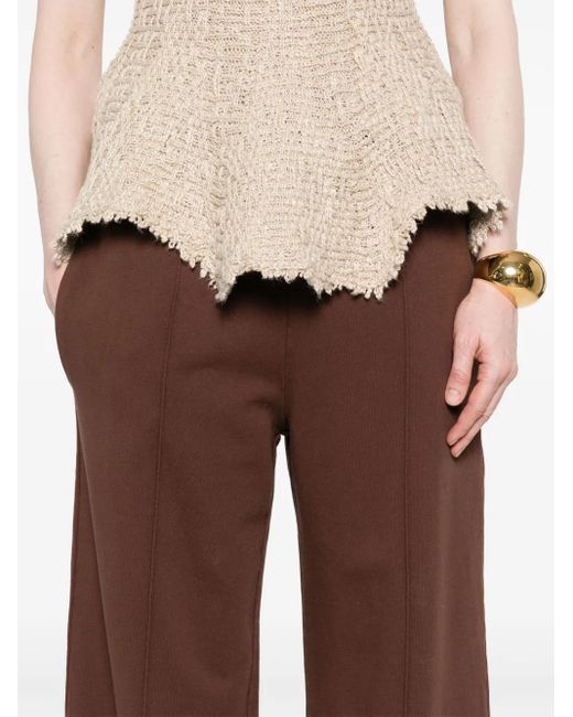 J.W. Anderson ギャザーウエスト トラックパンツ Brown