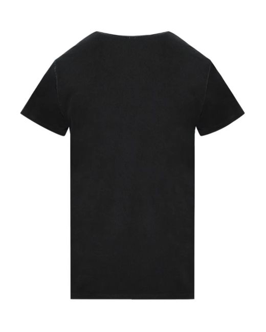 MadeWorn Black Graphic-Print T-Shirt for men