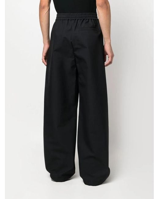 Off-White c/o Virgil Abloh Blue High-Waisted Wide-Leg Trousers for men