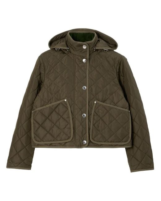 Burberry Jack Met Capuchon in het Green