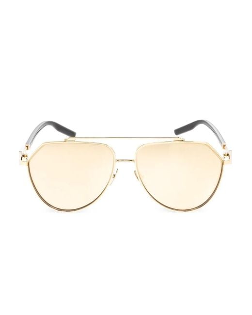Dolce & Gabbana Smart Zonnebril in het Natural voor heren
