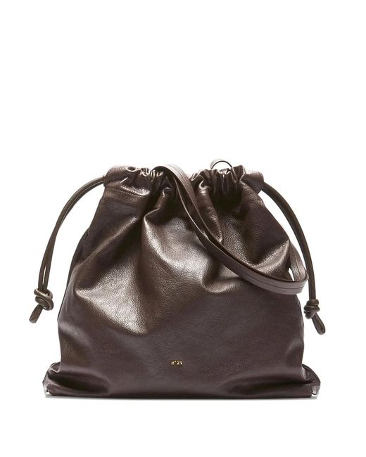 N°21 Brown Eva Drawstring Shoulder Bag