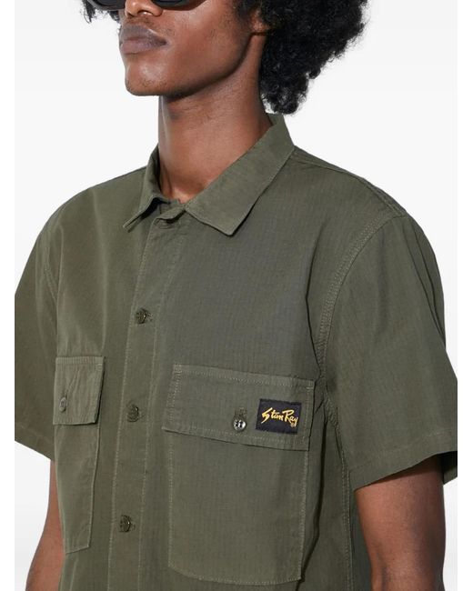 Stan Ray Green Short-Sleeve Shirt for men