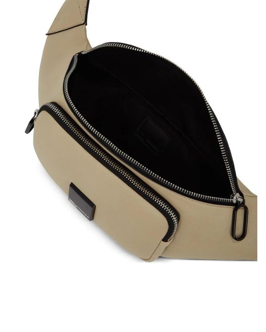 Karl Lagerfeld Multicolor Box Logo Zip Fastening Belt Bag for men