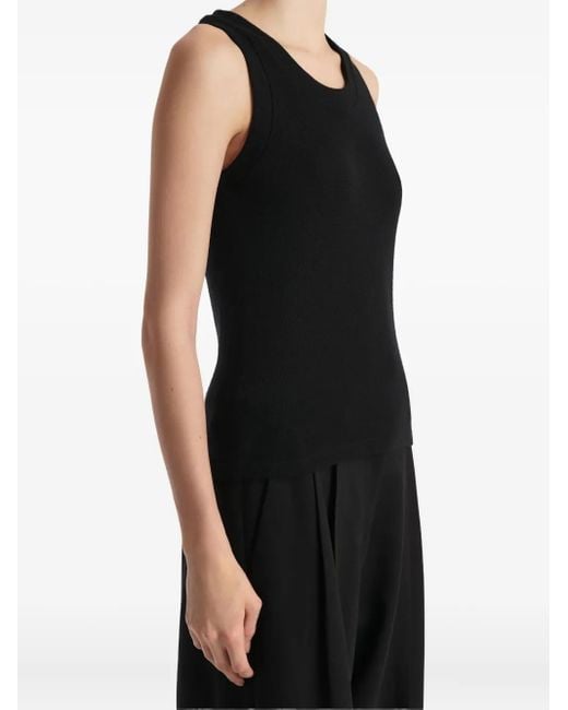 Khaite Black Sleeveless Top