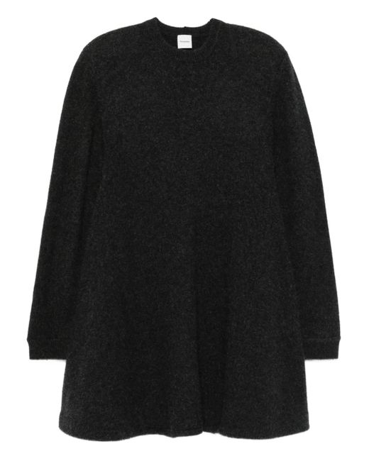 kiyonna sweetheart knit wrap dress Kiyonna Women's Plus Size Sweetheart Knit Wrap Dress with 3/4 Sleeves, Navy Blue, 0X main image 0