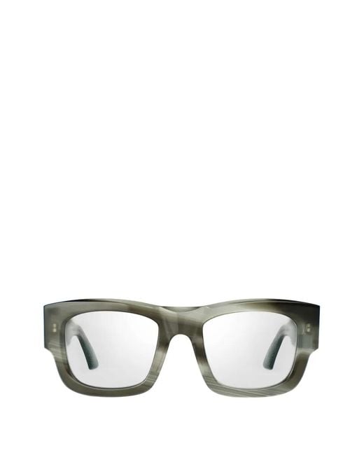 Bugatti Brille Mit Eckigem Gestell in Gray für Herren