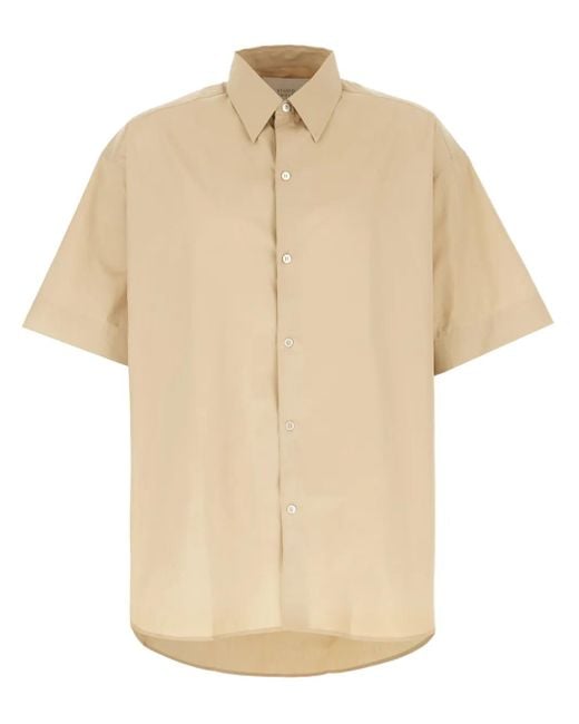 Camicia di Studio Nicholson in Natural da Uomo