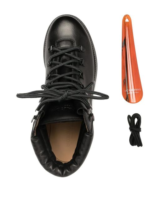 Scarosso Black Edmund Boots for men