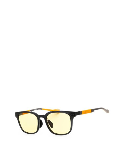 Calvin Klein Black Rectangle-Frame Sunglasses