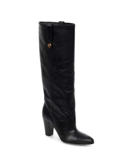 Chloé Black Anouk Knee-High Boots