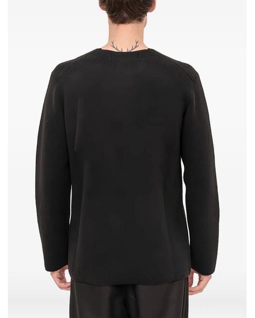 Comme des Garçons Black Crew-Neck Sweater for men
