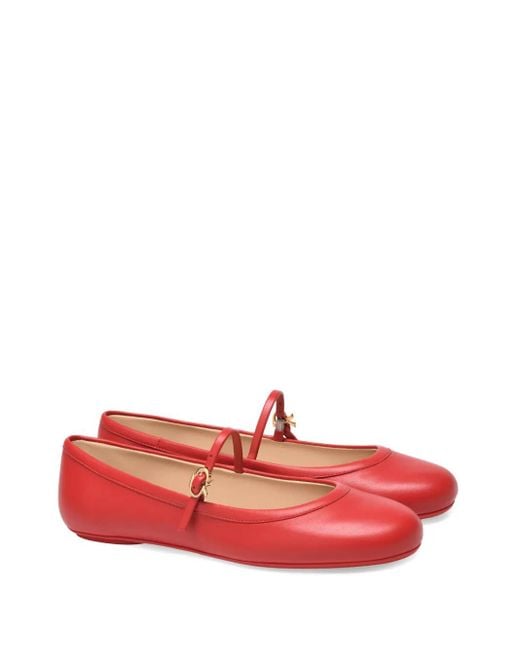 Gianvito Rossi Red Flats
