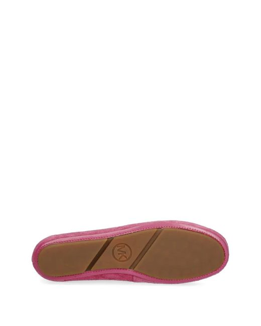 MICHAEL Michael Kors Pink Juliette Bow-Detail Loafers