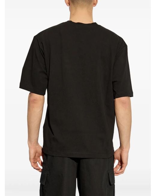 DSquared² Black Cotton T-Shirt for men