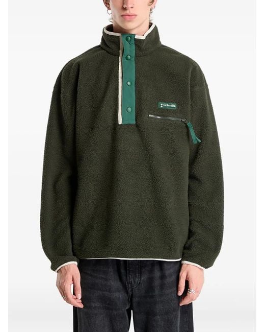 Columbia Green Helvetia Ii Half-Zip Sweater for men