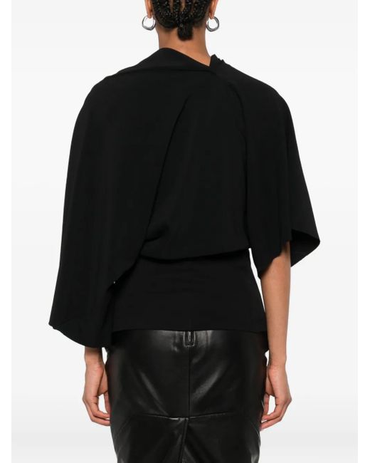 Rick Owens Black Gestricktes Oberteil