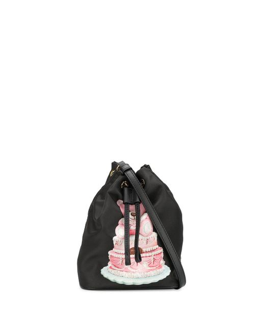 Moschino Black Cake Teddy Bear Backpack