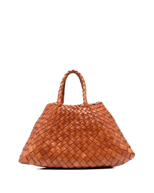Dragon Diffusion Woven Leather Tote Bag in Brown | Lyst UK