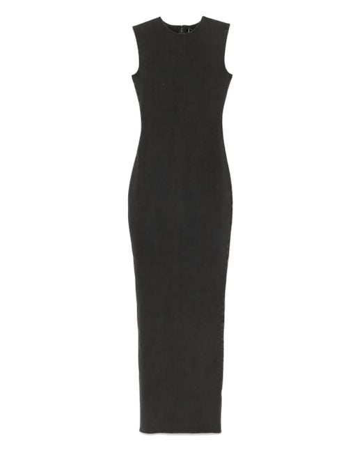 ワンピース Entire Studios Sleeveless Maxi Dress square neck maxi - cotton spandex washed black – entire studios