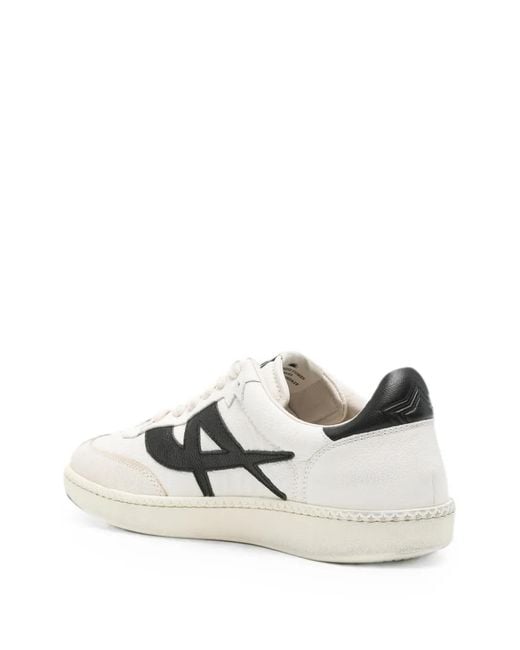 Ash White Logo-Patch Sunset Sneakers for men