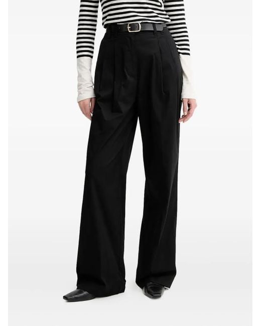 Marc O' Polo Black Pleated Trousers
