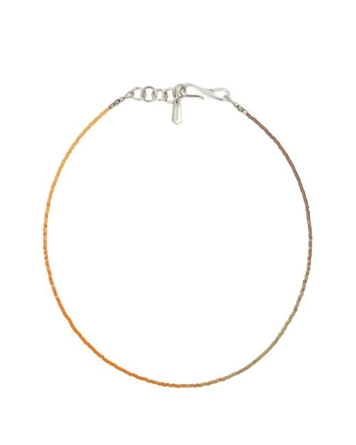 Paul Smith Metallic Beaded Necklace for men