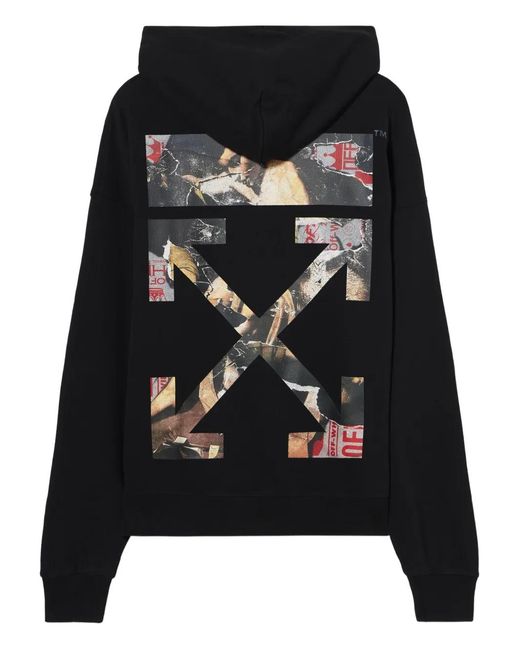 Off-White c/o Virgil Abloh Black Hooded Sweatshirt for men