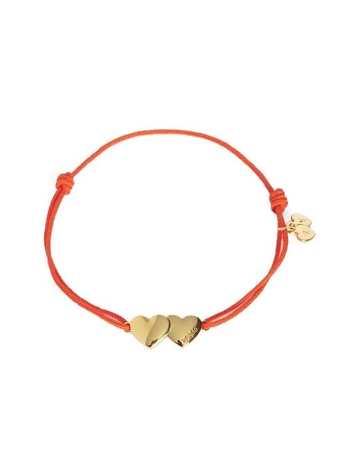 Zadig & Voltaire White Link Heart Bracelet