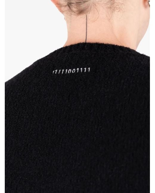 Societe Anonyme Black Jake Embroidered Jumper for men