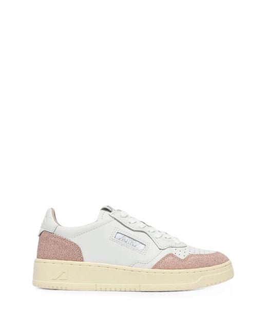 Autry White Medalist Sneakers