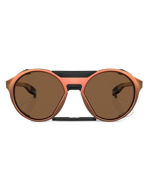 Oakley Brown Clifden Coalesce Round-frame Sunglasses for men