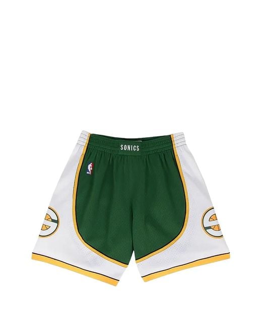Bermudas Nba Road Swingman Mitchell & Ness de hombre de color Green