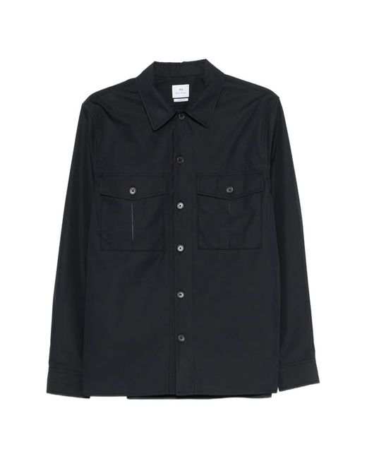Paul Smith Blue Veste Boutonnée À Poches for men