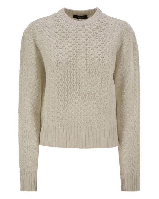 Fabiana Filippi Natural Crew-Neck Sweater