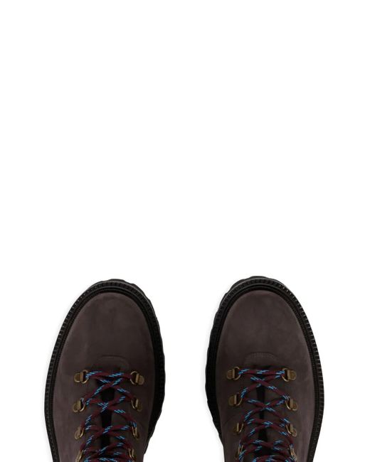 Etro Brown Trekking Ankle Boots for men